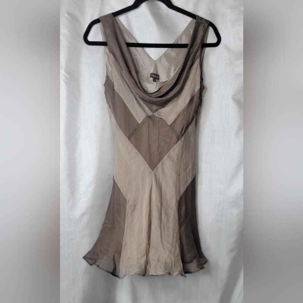 Phase & Eight chiffon flute mini dress
